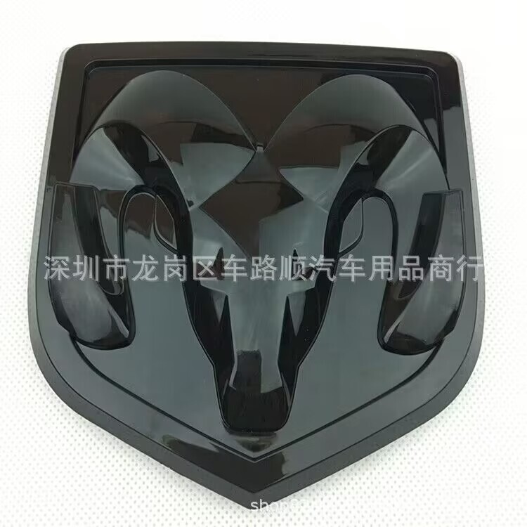 Suitable for Dodge Ram Car Logo Ram1500 Ram2500 3500 Large Pickup Truck Sticker Sheep Head Front and Rear Logo