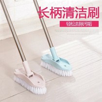 Toilet cleaning brush bathroom floor brush long handle bristles wall brush tile large floor wash brush long handle floor