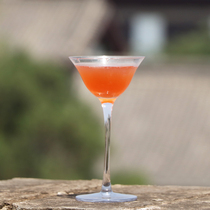 Kimura series lead-free crystal cup UFO type dry martini glass goblet Japanese cocktail Cup