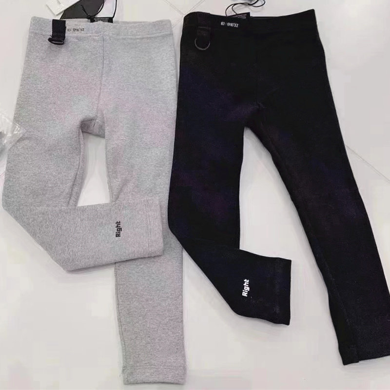 South Korean children's clothing girl garné pants 2021 Winter new CUHK Tight Pants Foreign Pie Pants Integrated Suede