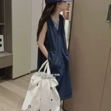 Джинсовая юбка, платье без рукавов, летняя одежда, детская одежда