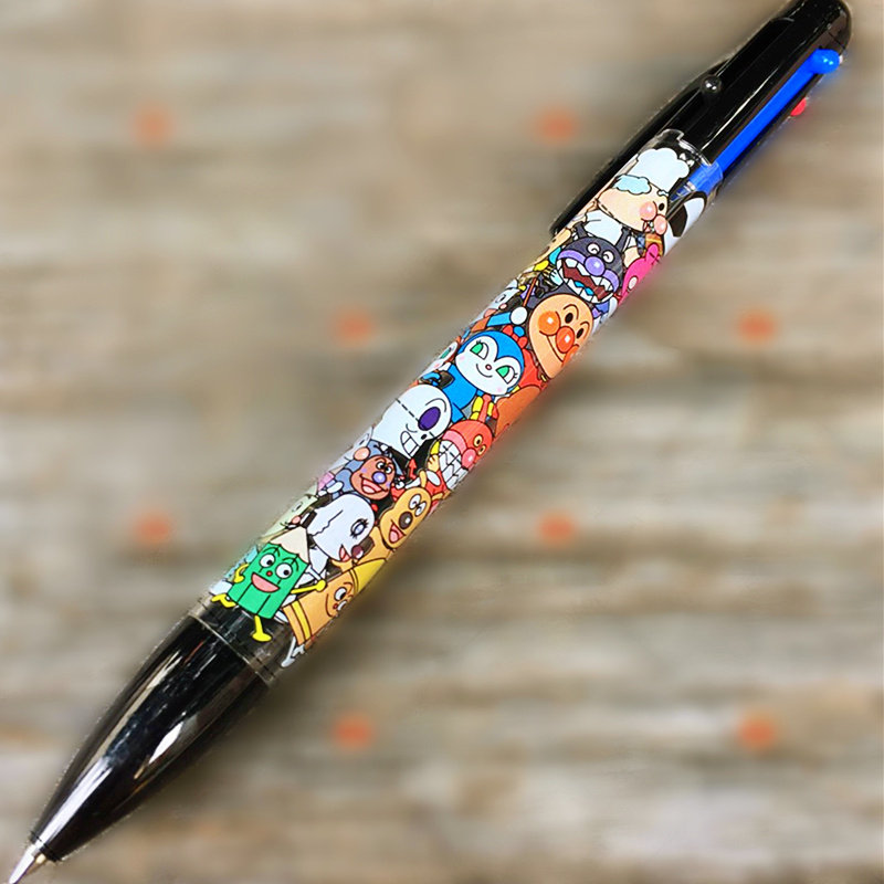 Spot Japan Imported Bread Superman Cute Tricolour Ballpoint Pen Writing Fluency Museum Limited Japanese System