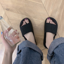 2021 new slippers womens summer Korean version of the net red non-slip couple wear ins tide mens indoor sandals