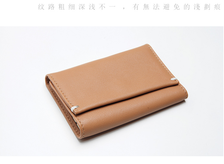 LANSPACE da màu xanh da túi chìa khóa của nam giới da đơn giản túi chìa khóa xe của phụ nữ handmade hàng da ví da thật
