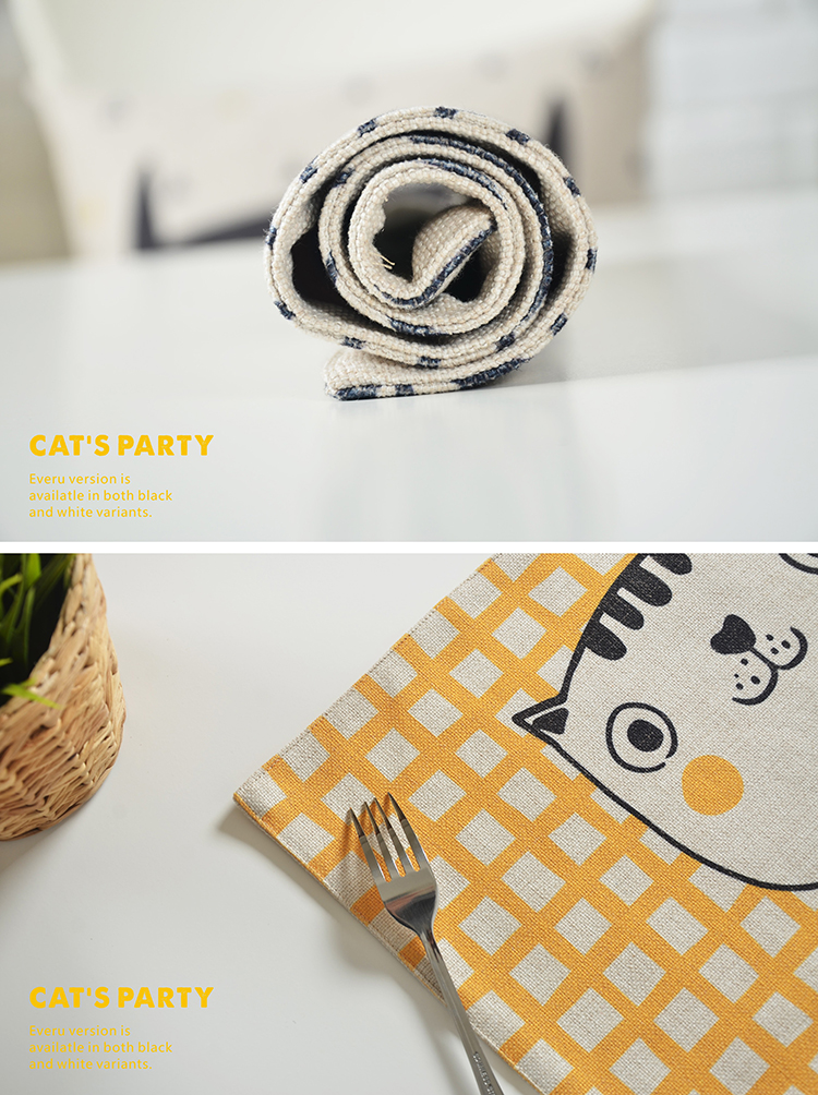 Châu âu bông và vải lanh hình chữ nhật thực phẩm Phương Tây mat chống bỏng cách nhiệt pad vải placemat coaster bảng mat pad pad trà mat bát mat tấm trải bàn ăn