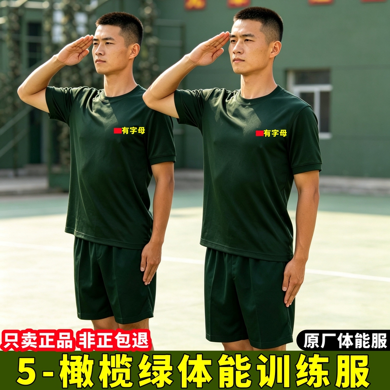 Authentic Fitness Training Clothing for Men, Summer Olive Green Quick-Drying Short-Sleeved Fitness Training Clothing Set, Top, T-Shirt, Shorts for Men Authentic Fitness Training Clothing for Men, Summer Olive Green Quick-Drying Short-Sleeved Fitness Training Clothing Set, Top, T-Shirt, Shorts for Men