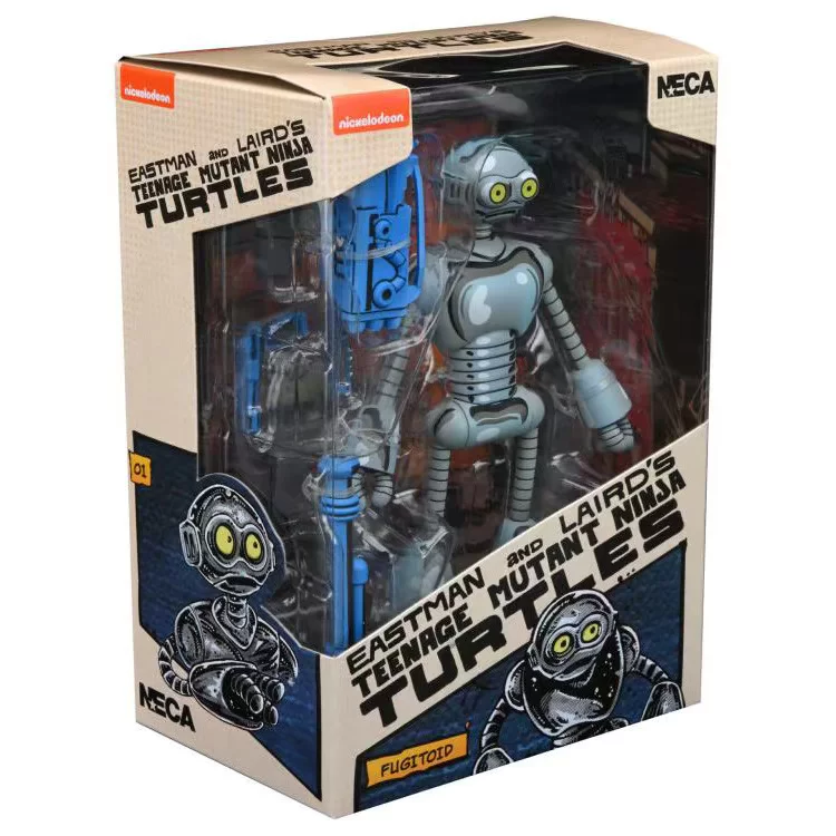 NECA Лазерная Черепашка-Год Робот Комикс Выпуск Фак Тодд Робот 5-дюймов Двигающийся Париж