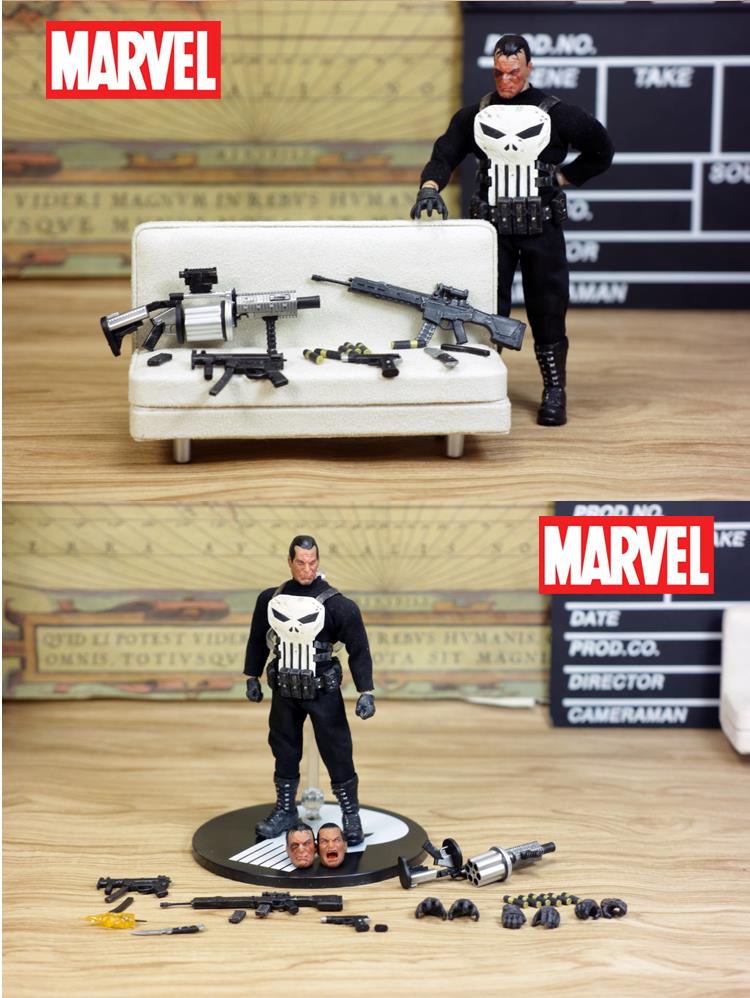 Mezco The Punisher Frank 1/12 Scale Collectible 6