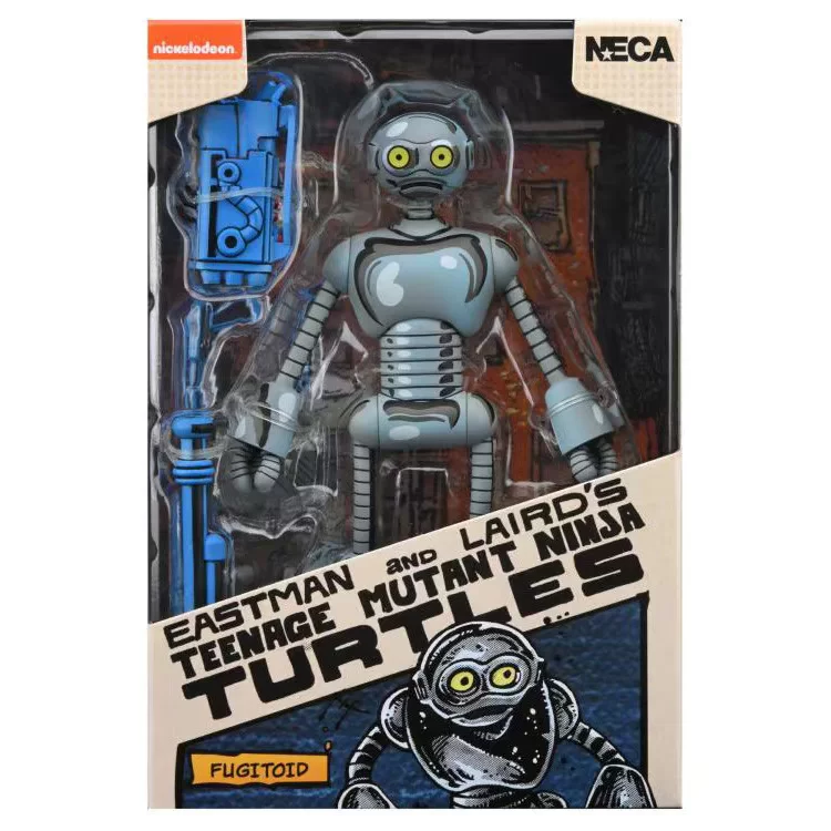 NECA Лазерная Черепашка-Год Робот Комикс Выпуск Фак Тодд Робот 5-дюймов Двигающийся Париж