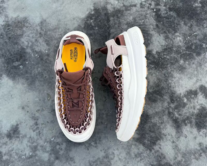 Keen × Afew Store Uneek Wk Classic Versatile Hiking Shoes Unisex Beige Brown