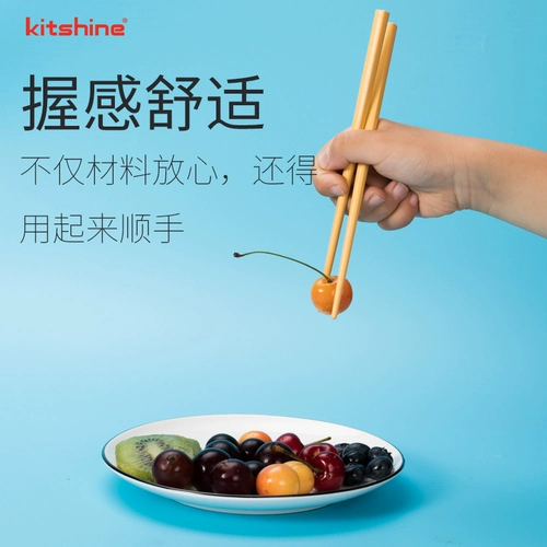 Импортные экологичные портативные палочки для еды для школьников, в корейском стиле, кукурузные зерна