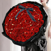 99 Red Roses Birthday Wedding Bouquet Shanghai Nanjing Wuxi Nanchang Qingdao Florist Flower Shop Same City Delivery