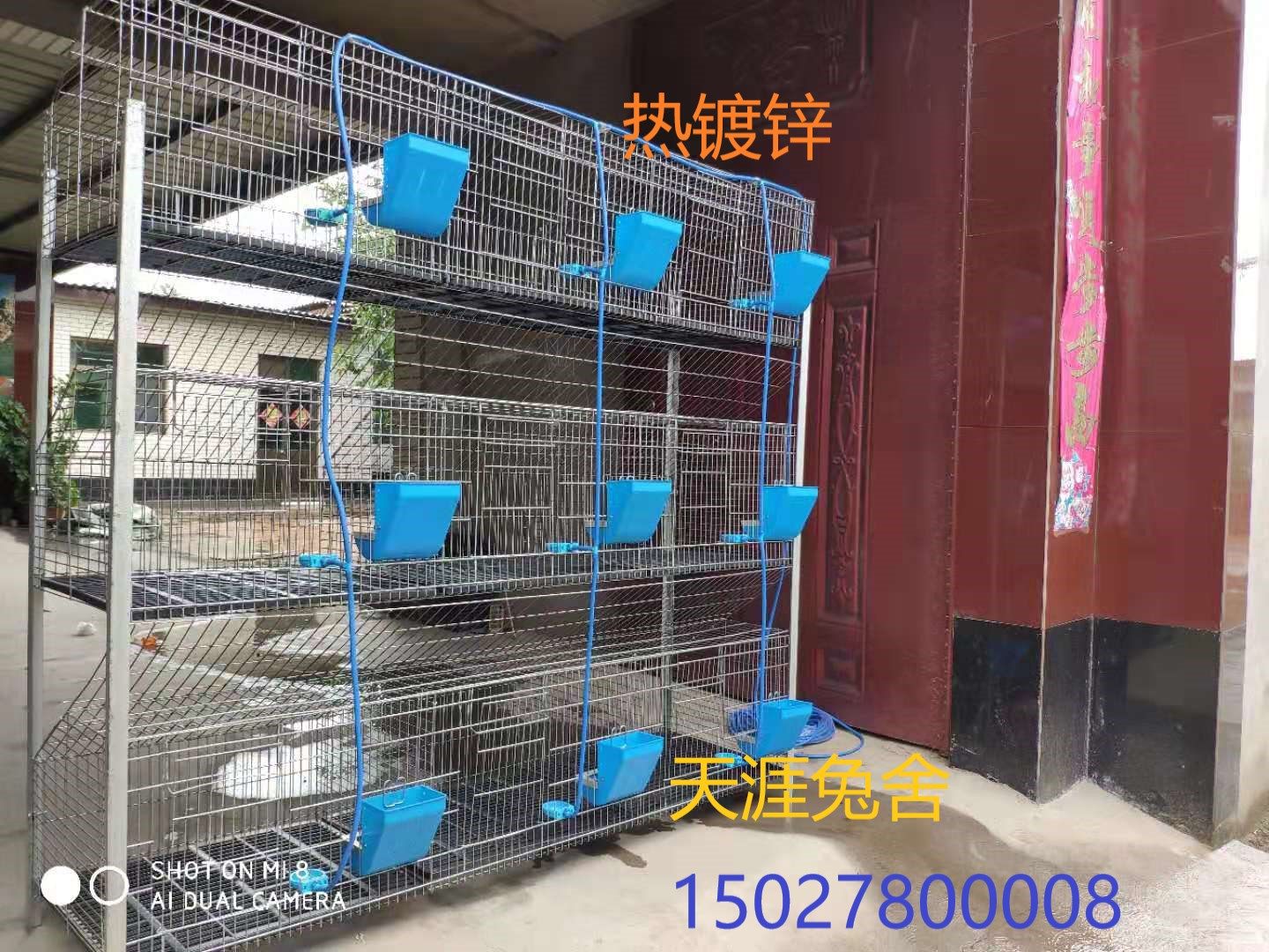 50 * 60 rabbit cage hot galvanized extra large rabbit cage pulling door 9 rabbit cage farmed rabbit cage