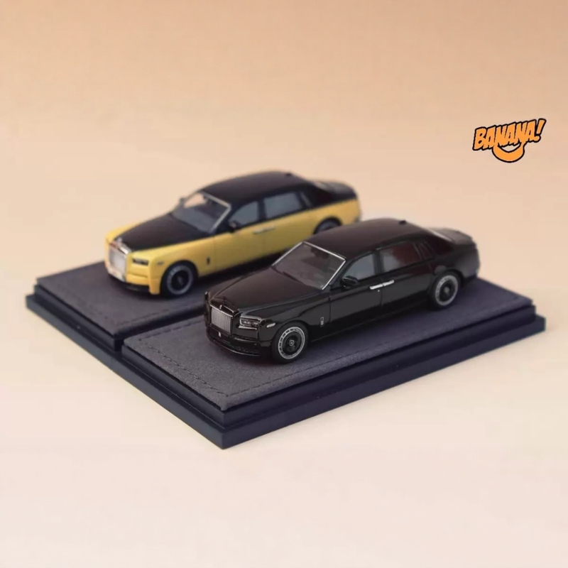 1:64 Original Rolls Royce Phantom Eighth Generation Viii Extended Phantom Banana