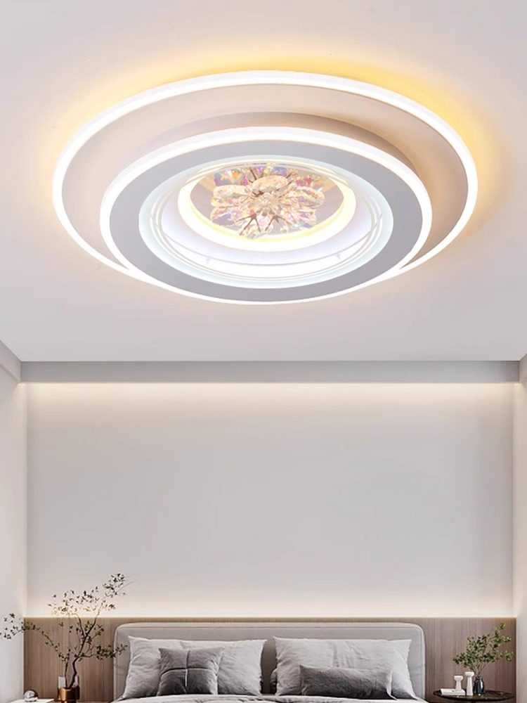 Bedroom Main Light 2025 New Model Internet-Famous Led Full-Spectrum Ceiling Light Room Light Simple Modern Zhongshan Lighting Fixtures