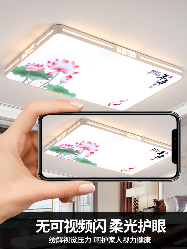 Living Room Headlight Ceiling Lamp Accessible Luxury Home Hall Master Bedroom Chandelier Modern Simple Atmospheric 2025 New Style