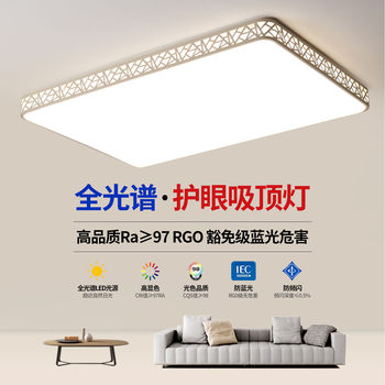 Super Bright Led Ceiling Light, Living Room Main Light, Master Bedroom Lighting Fixtures, Modern, Simple and Elegant, Whole House Home Use, Zhongshan