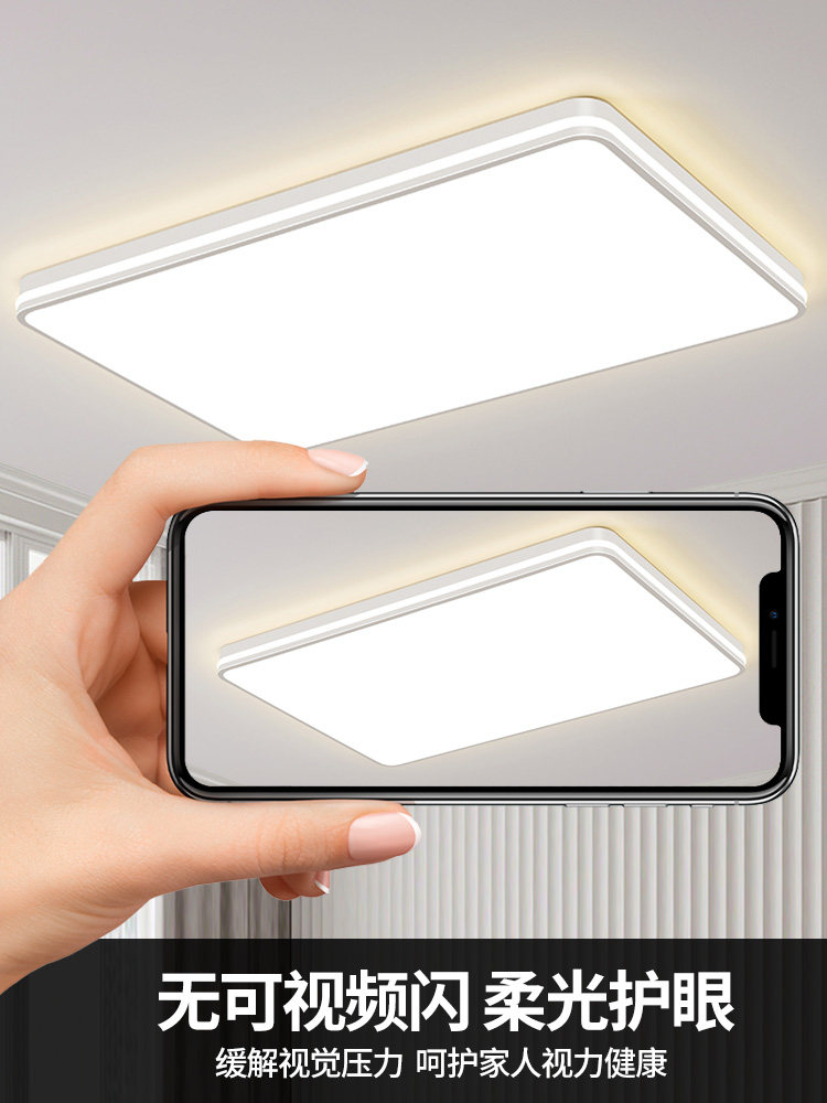 Living Room Main Light 2025 New Elegant Simple Modern Led Ceiling Light Home Bedroom Light Zhongshan Lighting Package