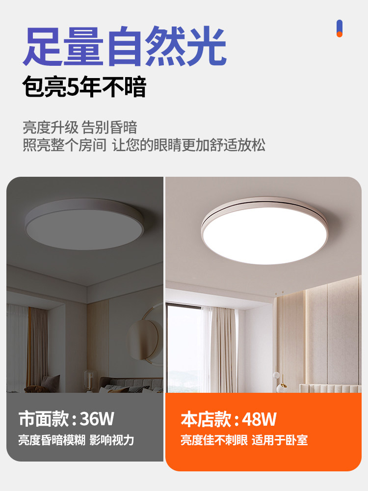 2025 New Stylish Living Room Lamp, Modern and Simple Whole-House Ceiling Lamp, Bedroom and Dining Room Chandelier, Zhongshan Lighting Fixtures Collection