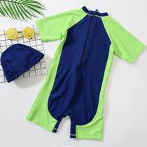 Childrens buoyant swimsuit female child baby baby male 0-1-2-3-4-10 years old conjoined floating quick-drying swimsuit