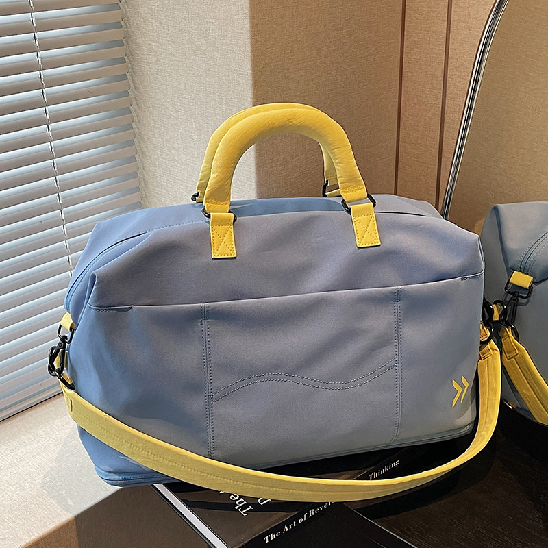 Large-capacity fashionable short-distance travel bag, women's business trip lightweight luggage bag, men's portable expansion storage sports fitness bag