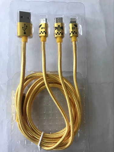 Hasbro Hornet Подлинная линия данных USB Apple Android Type-C вытаскивает три места