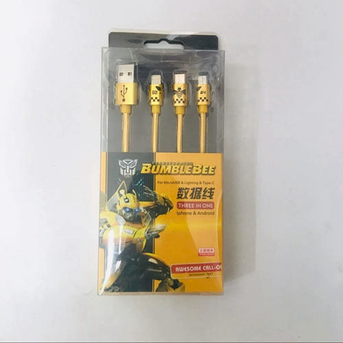 Hasbro Hornet Подлинная линия данных USB Apple Android Type-C вытаскивает три места