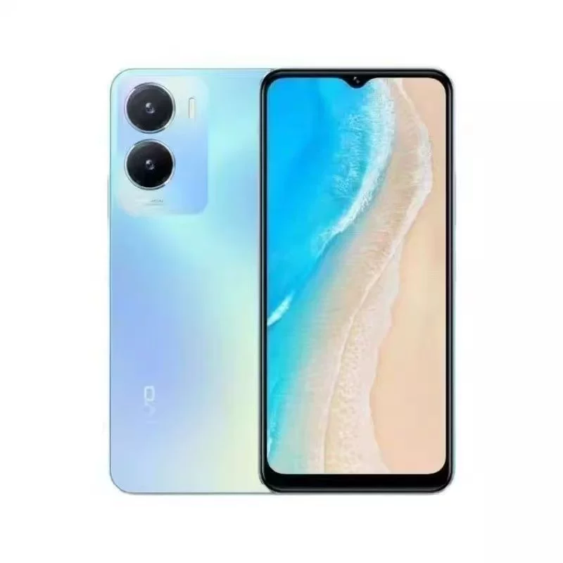 Vivo Y35 полный сетевой 5G с распознаванием лица по отпечатку пальца, аккумулятор 5000 мА·ч, длинное время работы для игр и работы, смартфон