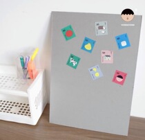 Naiyoustore Stamps Stickers Cute Illustrations Handbill Stickers Waterproof Material