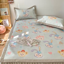 Star Della Rabbit Ice Silk Mat Cartoon Cute Children Teenage Girl Baby Summer Air Conditioning Soft Mat 1 5 Dormitory 1 8 Wellness