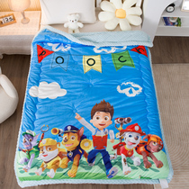 Wang Wang Team Autumn Winter Quilt Double Face Suede Winter Quilt Core Cartoon Cute Children Boy Warm Students Dormitory Single Thickness