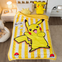 Pikachu Spring Autumn Quilt Winter Warm Quilt Core Cartoon Cute Children Teen Girl Suede Double Face Dorm Room Single Double