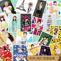 Stylish and simple photo studio childrens photography background Baby photo 100 days shooting photo photo background cloth