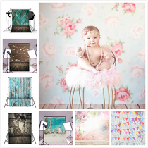 European and American style studio shed theme childrens photography background 100 days baby photo board painting background cloth