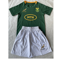 2024 National Team South Africa Childrens Clothing Suit Rugby Uniform Childrens Sports Jersey Short Sleeve Pants Rugby Jersey