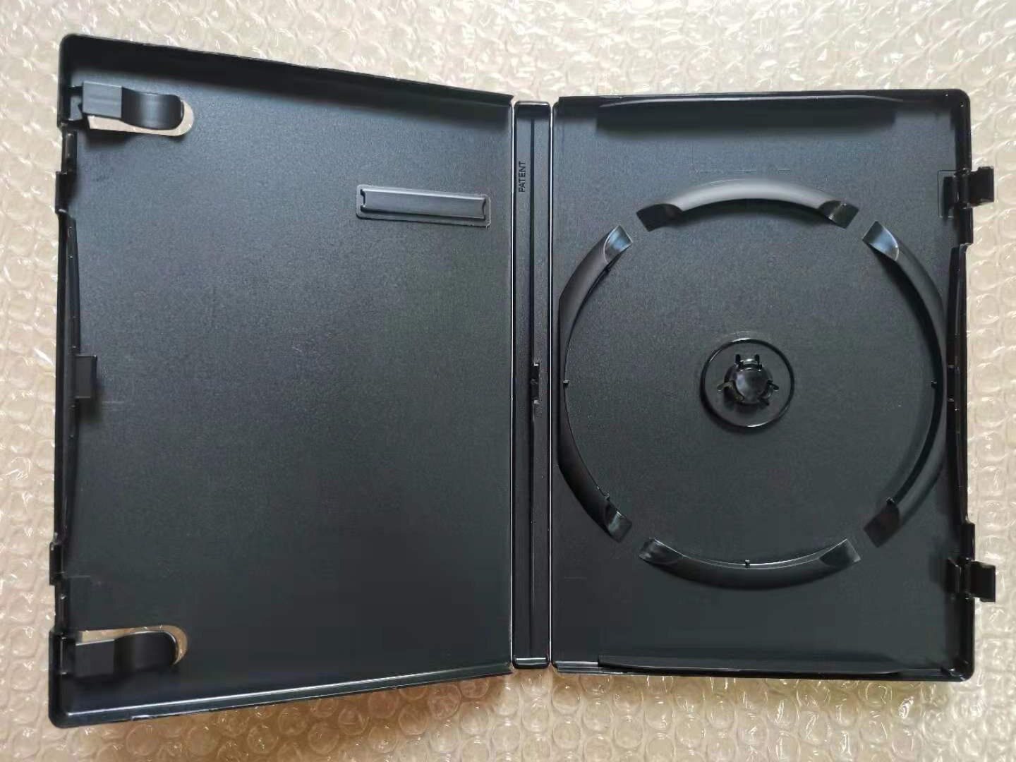 Imported single disc DVD disc box software to contain PP Soft plastic with cover leather lock catch DISC