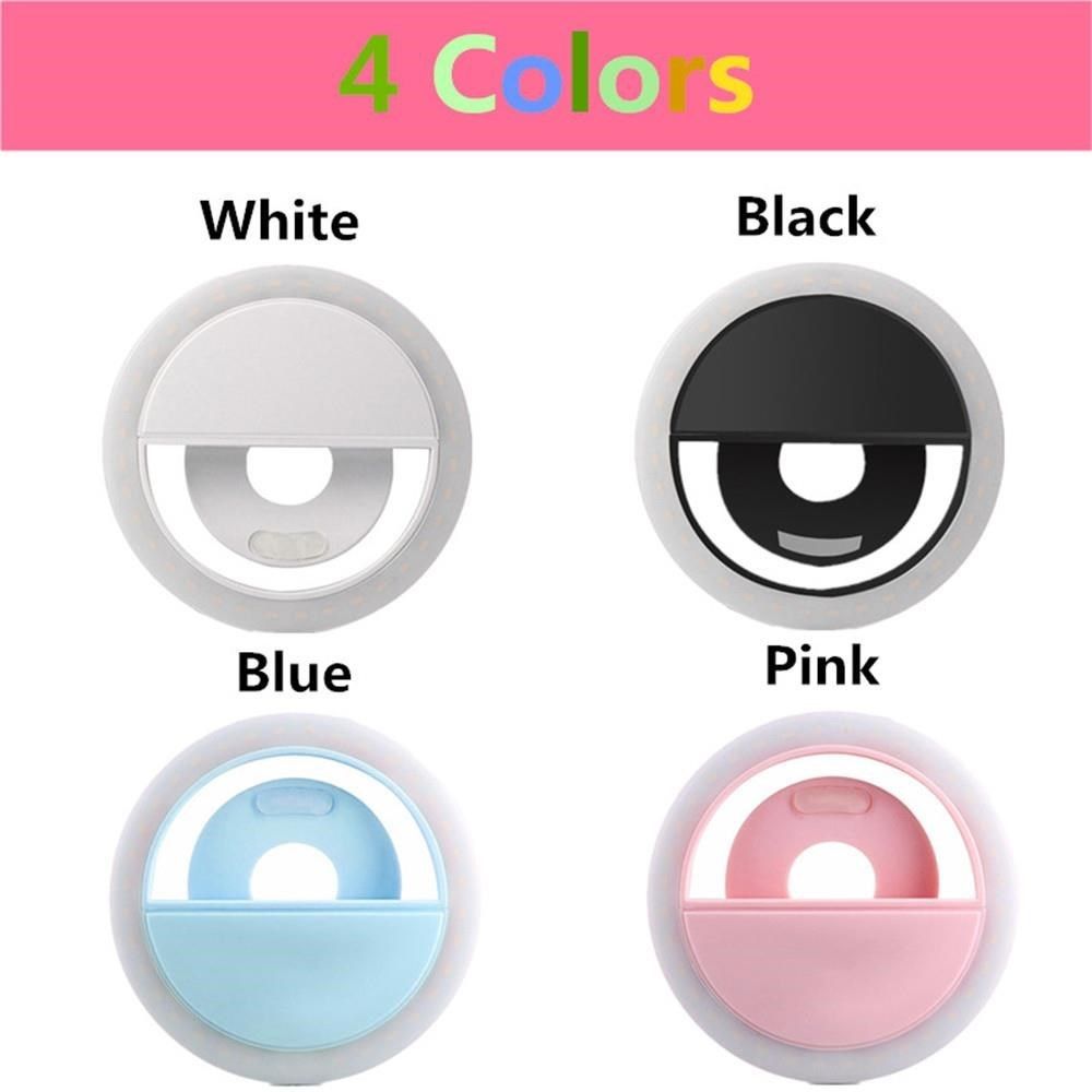 Clip On Ring Light for Camera Selfie LED Camera Light