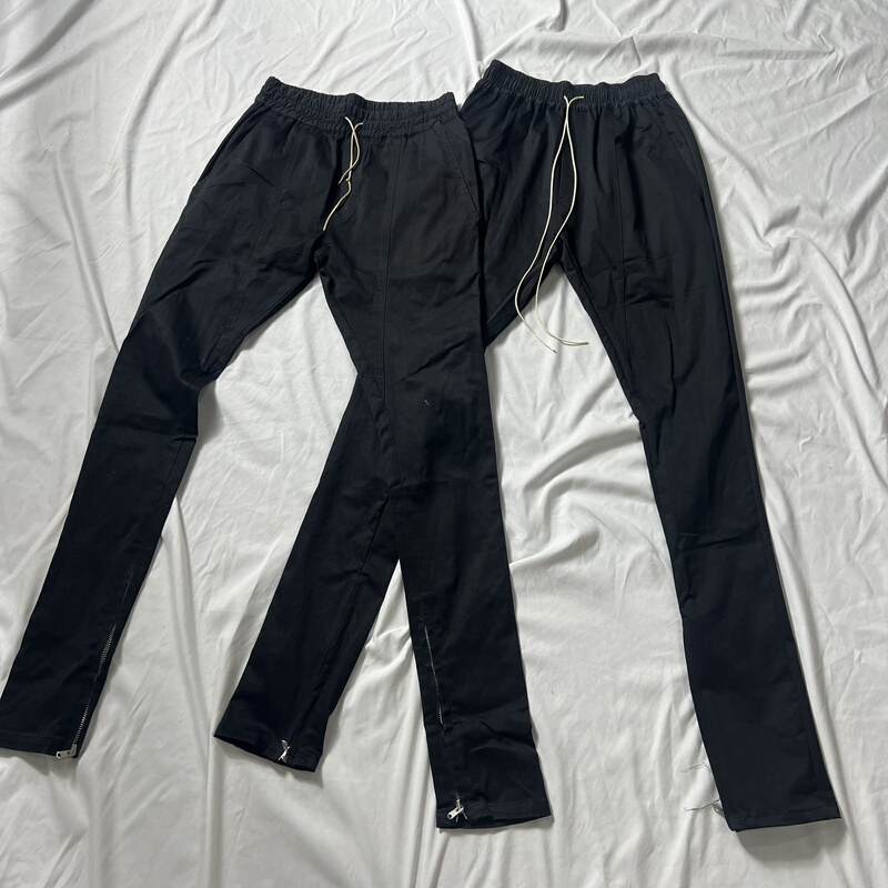 【In Stock】Dahuaizhuang 3Rd Season Pure Black Pants High Street Style Bieber's Same Style 【In Stock】Dahuaizhuang 3Rd Season Pure Black Pants High Street Style Bieber's Same Style