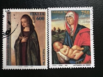 Old stamps Italian stamps--1994 Christmas 2 complete