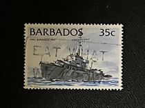 Old Stamps Barbados Stamps--1994 Ship