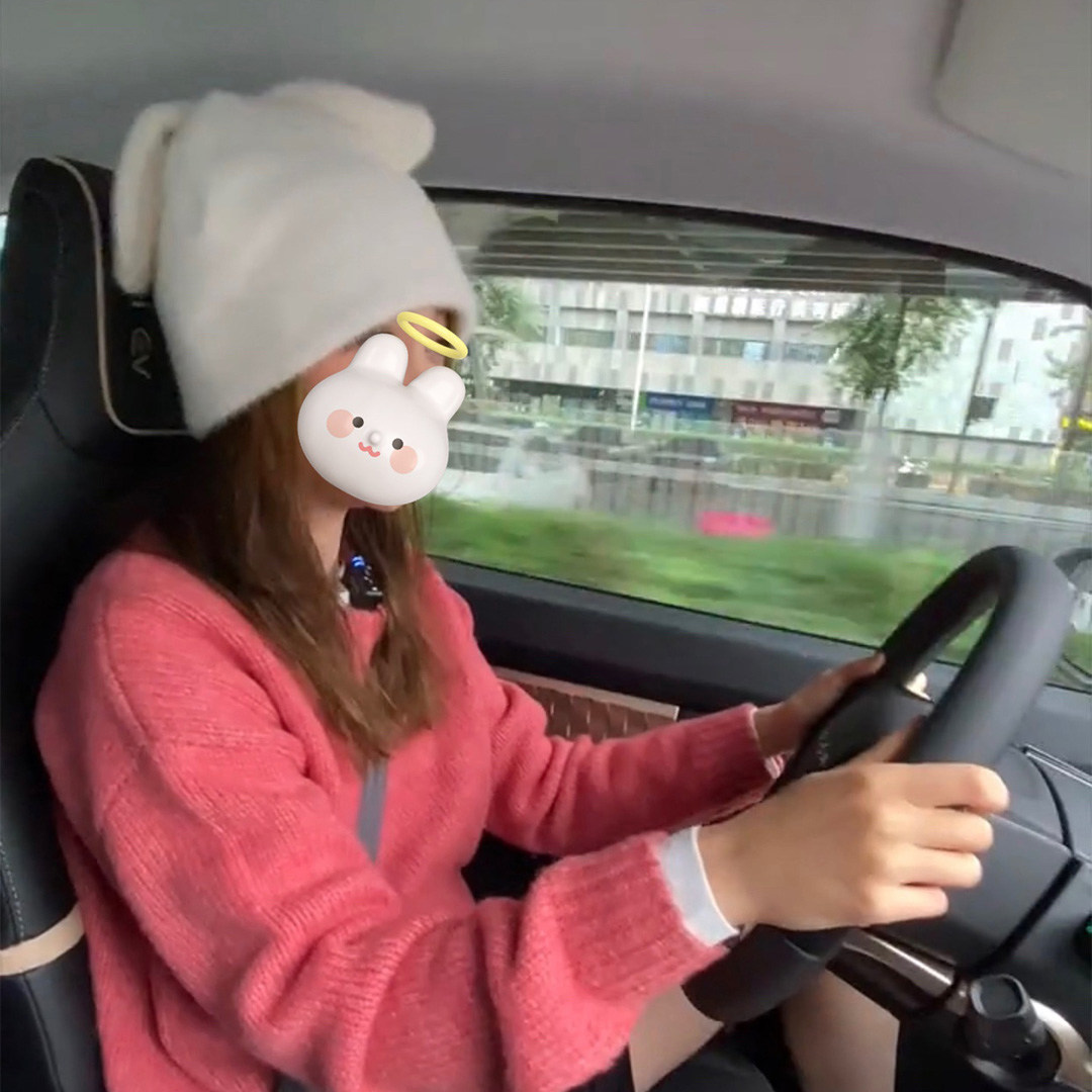 痞幼同款帽子女夏季2022年爆款女百搭日系可愛兔耳朵毛線帽子款潮