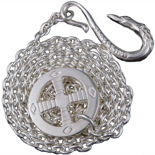 伊瓦岚 Старший ученик Такахаши Горо YWL TADY KING EAGL HEACK КРУМКИ КРУГКА Тонкая кленовая цепь серебряный серебряное ожерелье