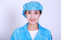 Anti-static hat work cap for men and women Blue White industrial food workshop hygienic dust-free cap