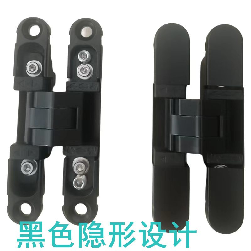 18-Panel 25 Three-Dimensional Adjustable Invisible Hinge for Wardrobe Doors, Cabinet Doors, Folding Doors, Heavy-Duty Hinge 12kg Sturdy