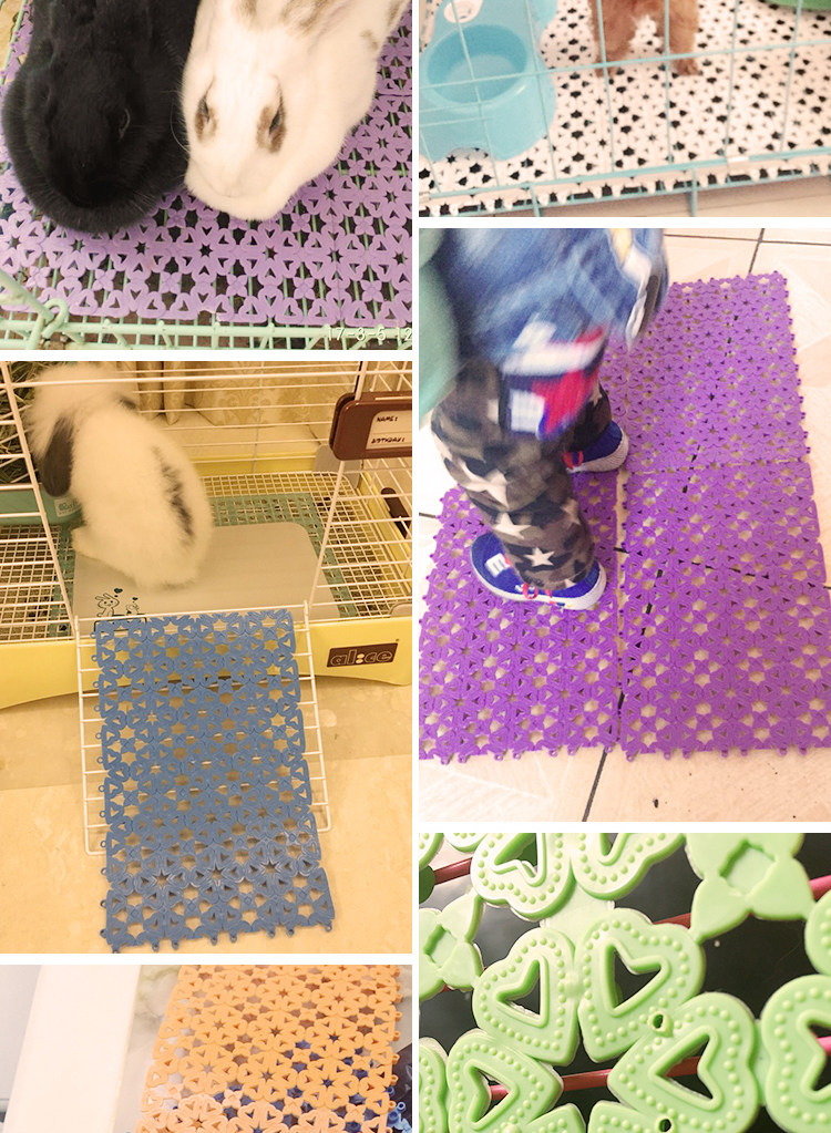 狗狗笼垫子兔子笼宠物脚垫板狗笼子垫脚垫狗脚垫子塑料兔笼垫子详情11