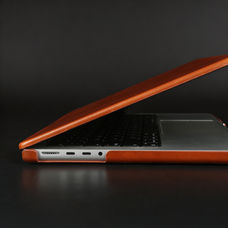 Oil Wax Genuine Leather MacBook Pro 14″, 16″ 2026 M5 M4, Macbook Air 13.6″, 15.3″M3 M2 iPhone Case