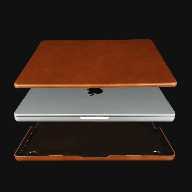 Oil Wax Genuine Leather MacBook Pro 14″, 16″ 2026 M5 M4, Macbook Air 13.6″, 15.3″M3 M2 iPhone Case