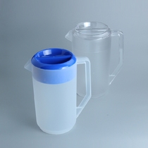 PC beverage pot anti-drop cool kettle plastic juice cup transparent bubble teapot heat-resistant filter belt scale Cup