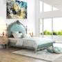 Pháp và Mỹ châu Âu-Mỹ ánh sáng giường sang trọng giường gỗ giường đôi 1,8 m chúa giường hôn nhân hiện đại nhỏ gọn phòng ngủ - Giường giường hộp đẹp