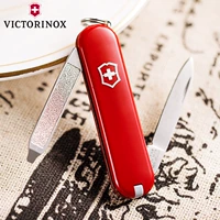 Dao quân đội Thụy Sĩ chính hãng lưu trữ hàng đầu Vickers 58MM đồng hành màu đỏ 0.6123 dao đa chức năng công cụ chữ dao làm bếp của Mỹ